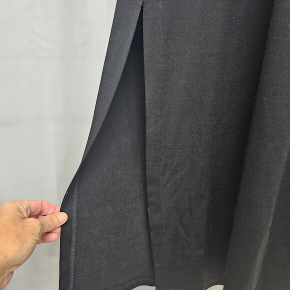 Vintage A.B.S. Maxi Dress Sleeveless Goth Shift Grunge Minimalist L - Picture 3 of 9